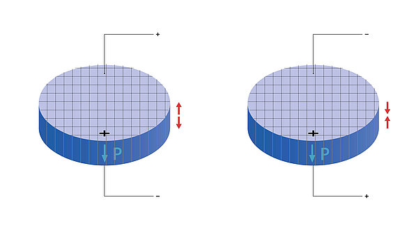 1-3 composite discs High axial displacement minimal radial deformation